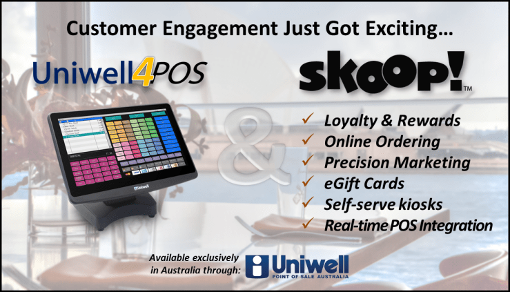 Uniwell embedded point of sale and powerful Skoop! loyalty